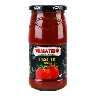 Томат Паста Томатіно 460г 25% Скло