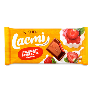 Шоколад Roshen 90г Lacmi Полунична Панак
