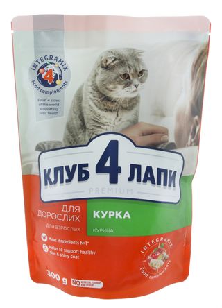 Корм 300г C4p Premium Сухий З Куркою Для Дорос. Котів