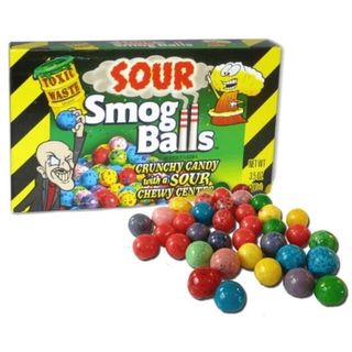 Жувальні Цукерки Toxic Waste. Димні Кульки.