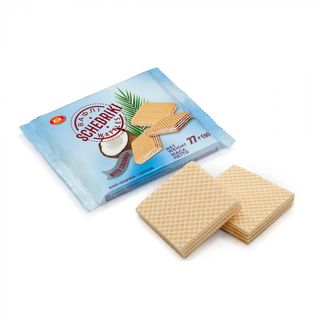 Вафлі Хбф 77г Щедрики Кокос