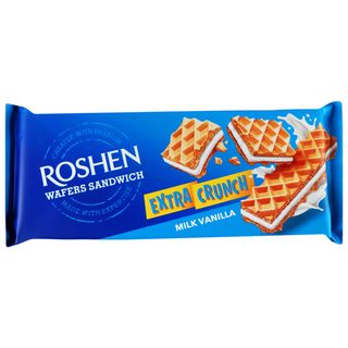 Вафлі Roshen 142гwaferssandwcrunchмолван