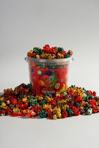 Попкорн Карамелізований Зі Смаком "фруктовий Мікс" (1л)