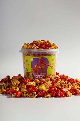 Попкорн Карамелізований Зі Смаком "ваніль-кориця" (1л)
