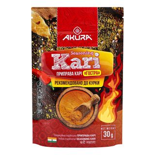 Приправа 30г Akura Карі Гостра