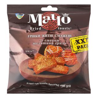 Грінки Мачо 110г Телятина Гриль Житні