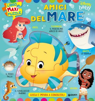Amici Del Mare Libro Maxi Puzzle Disney Baby. Gioca E Impara A Conoscerli Di Walt Disney - 9788852241680