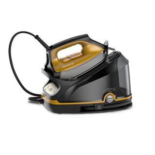 Rowenta - Dg7644 Ompact Steam Pro Ferro Da Stiro A Vapore - Nero E Giallo Stevens - 0235655