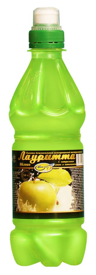 Напиток Лауритта яблоко 0,44л пл/бут KZ