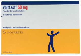 Novartis Voltfast Diclofenac Potassium Sachets, 30x50mg