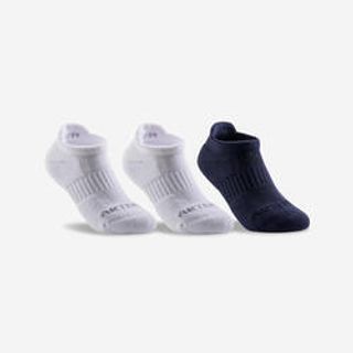 Calcetines Cortos De Tenis Niños Pack De 3 Artengo Rs 500 Blanco Negro 35/38 Blanco