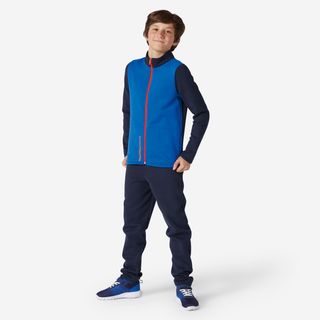 Chándal Algodón Niños De 5 A 16 Años Domyos Warmy Azul 113-122Cm 5-6A Azul