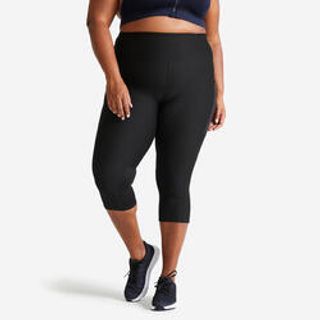 Malla Legging Pirata Fitness Transpirable Talla Grande Mujer - Negro 4Xl / W45 L31 Negro