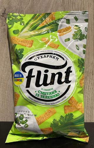 Флінт Сметана Та Зелень 70гр