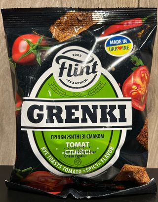 Флінт  Грінки Томат Спайсі 100гр