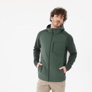 Sudadera Polar De Montaña Y Trekking Con Capucha Hombre Quechua Nh900 Hybride 3Xl Verde