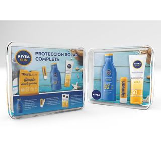 Sun Pack Mini Solares Formato Viaje - Nivea - Set 3 productos + Neceser