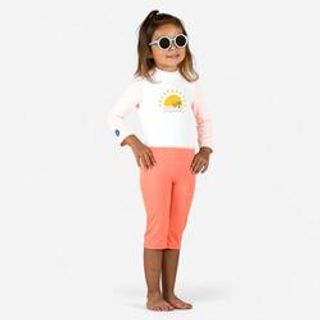 Bañador Bebés/Niños Protección Solar Coral 61-69Cm 6M Naranja