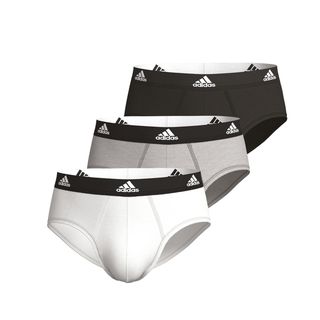 Calzoncillos slip pack 3 Hombre adidas negro.2XL