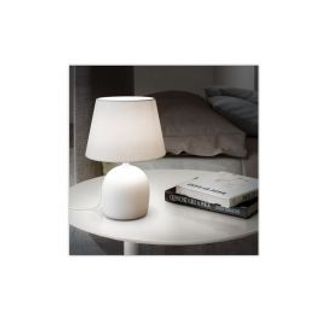 Lampada Da Tavolo Poki Ceramica Bianco H24.5 E14'=40w 420003826