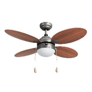 Ventilatore Da Soffitto Maurice 4 Pale D106 2xe27 Legno Ciliegio 420962049