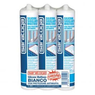 Tris Siliconi Antimuffa Bianco 280ml 470680078