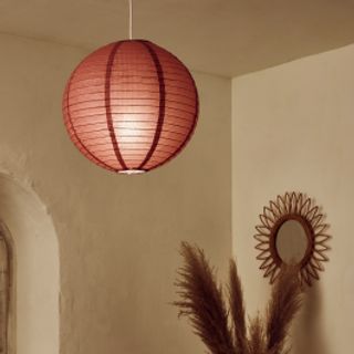 Lampadario Baoji Carta Rosso D40 420930789