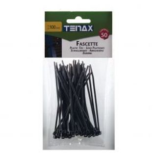 50 Fascette 10 Cm Argento 500510159