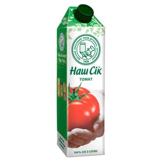 Сік "наш Сік" Томатний З Мякоттю 0,95л