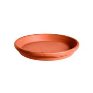 Sottovaso In Terracotta Impermeabile Diametro 19xh3,2 Cm Cotto 500008609