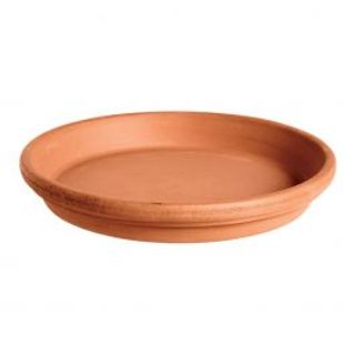 Sottovaso In Terracotta Impermeabile Diametro 23xh3,5 Cm Cotto 500008614