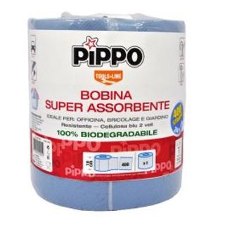 Rotolo Carta 400 Strappi Azzurro Impact 470000851