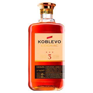 Коньяк "коблево" 0,5л 40% 3*