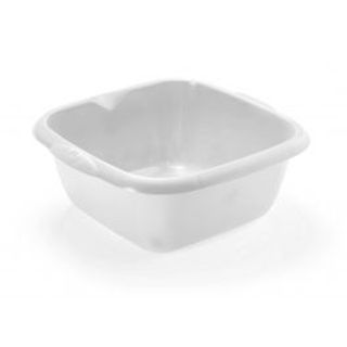 Bacinella Quadrata H15 L40 P39cm 12lt Plastica Crema 410170346