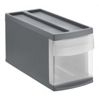 Cassettiera Modulabile S 17x39,5x20,3h Cm Grigio Antracite 410005878