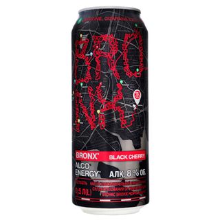 Напій Енергетичний С/а "bronx" Чорна Вишня 0,5л 8% З/б
