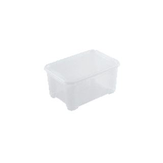 Contenitore Con Coperchio T-box Xs L38xp26.5xh19cm 11lt In Plastica Trasparente 410175013