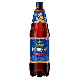 Пиво "львівське Різдвяне" Темне 1,12л 4,2%