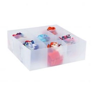 Organiser Per Cassetto 12 Scomparti L30.5xp30.5xh10cm In Plastica Trasparente 480910016