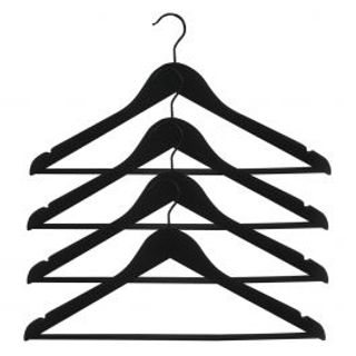 Set 4 Grucce Spaceo Nero Antiscivolo 410004777