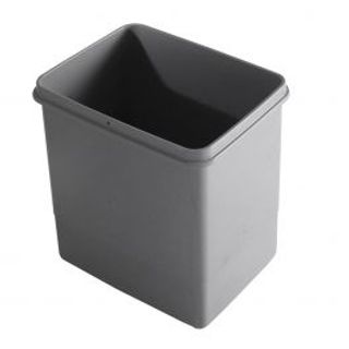 Secchio Interno Pattumiera Con Manici L21.5 P30 H29.5cm 15lt In Polipropilene Grigio 410170804