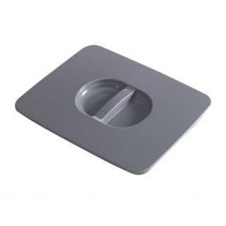 Coperchio Pattumiera L20.7 P16 H1cm In Polipropilene Grigio 410170807