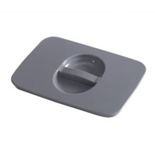 Coperchio Pattumiera L22 P13 H1cm In Polipropilene Grigio 410170806