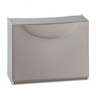 Scarpiera Harmony 3 Paia L51xp19xh39cm In Resina Colore Grigio E Tortora 440850055