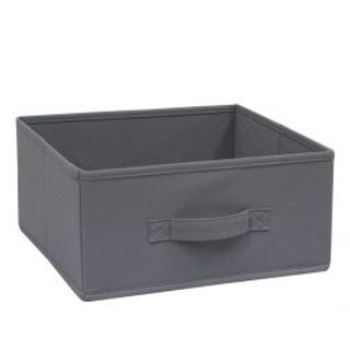 Cesta Spaceo Kub L31xp31xh15cm In Tessuto Colore Grigio 440002002