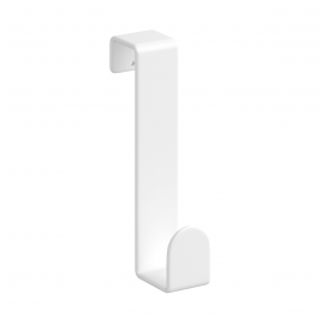 Gancio Per Porta Spaceo Kub L3.5xp3.6xh7.5cm In Metallo Colore Bianco 410005619