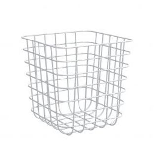 Cesto In Filo Spaceo Kub L31xp31xh31cm In Metallo Colore Bianco 410005617