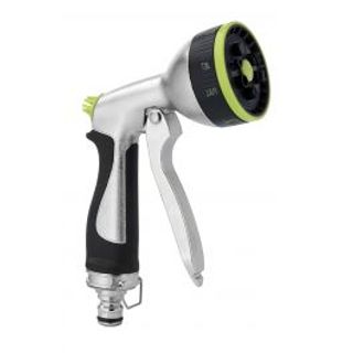 Pistola Delux 8 Funzioni In Metallo Cromato Con Impugnatura Comfort Colortap 500413094