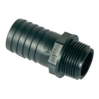 Raccordo P.gomma Dirit.masc.1"x25 500460100