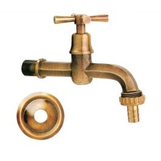 Rubinetto In Ottone A Elica Con Portatubo 500003050